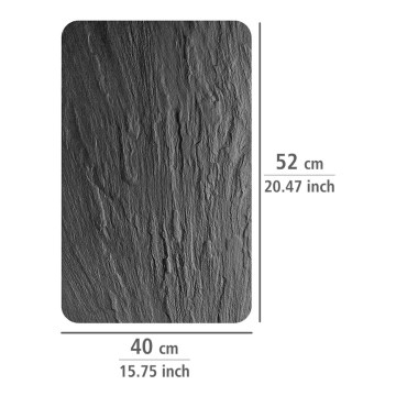 WENKO 2521499800 - SLATE dangčiai 52x40 cm įvairiaspalviai/pilki/skaidrūs
