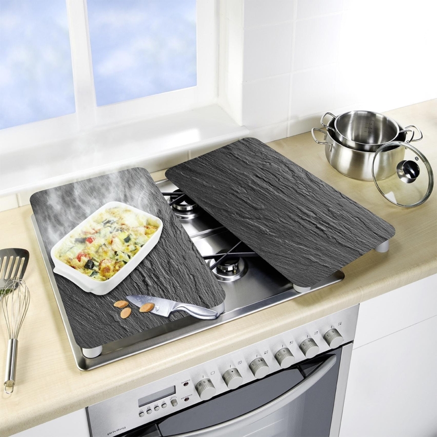 WENKO 2521499800 - SLATE dangčiai 52x40 cm įvairiaspalviai/pilki/skaidrūs