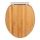WENKO 25224100 - WC sėdynė BAMBOUSA 34,5x40,5 cm ruda/sidabrinė