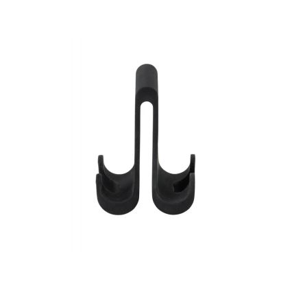 WENKO 25229100-Kabliukas VERNA DUO 5x9,5 cm juoda