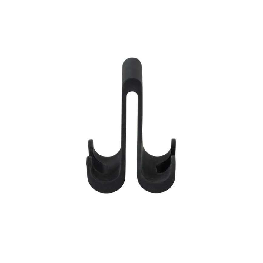 WENKO 25229100-Kabliukas VERNA DUO 5x9,5 cm juoda