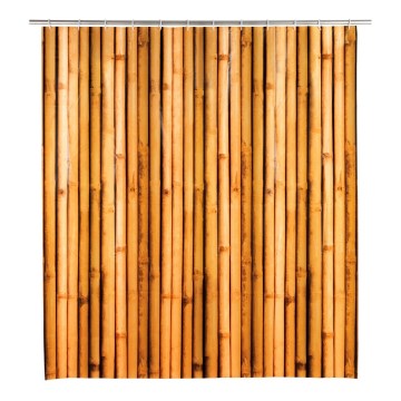 WENKO 25233100 - Dušo užuolaida BAMBUSA 180x200 cm rudos spalvos