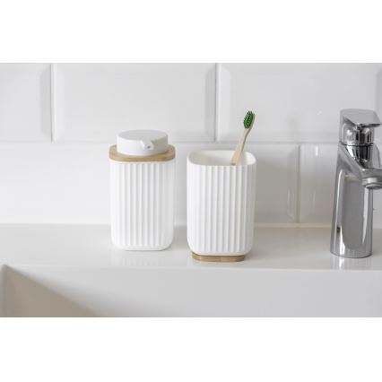 WENKO 25293100 - Puodelis ROTELLO 8,5x11 cm baltas/rudas