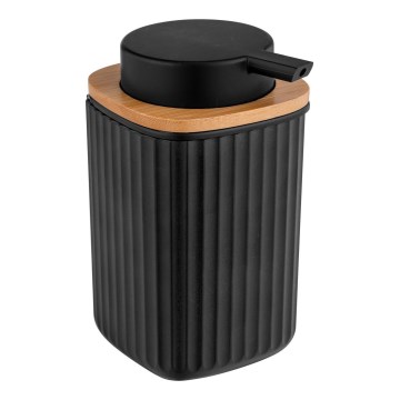 WENKO 25298100 - Muilo dozatorius ROTELLO 8,9x12,7 cm juoda/ruda