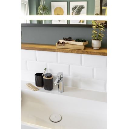 WENKO 25298100 - Muilo dozatorius ROTELLO 8,9x12,7 cm juoda/ruda