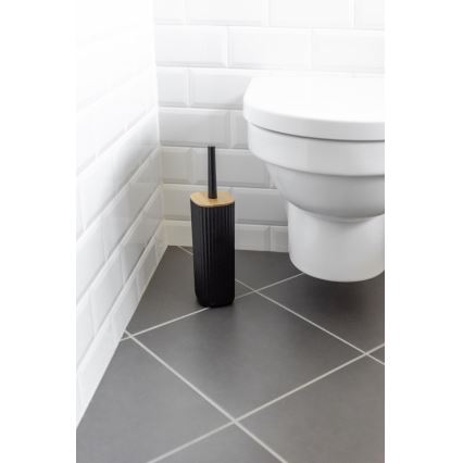 WENKO 25304100 - WC rinkinys ROTELLO 10x36 cm juoda/ruda