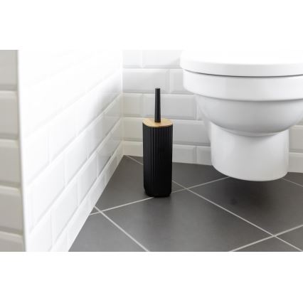 WENKO 25304100 - WC rinkinys ROTELLO 10x36 cm juoda/ruda