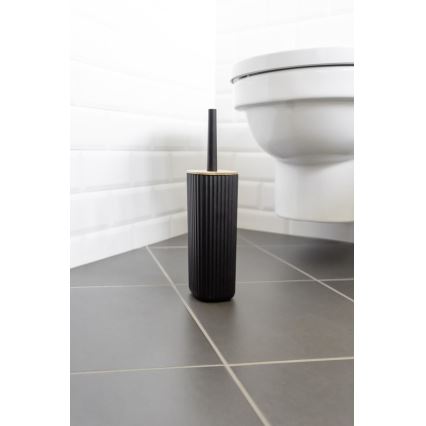 WENKO 25304100 - WC rinkinys ROTELLO 10x36 cm juoda/ruda