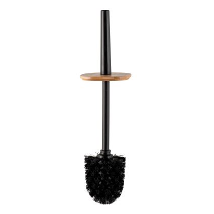 WENKO 25304100 - WC rinkinys ROTELLO 10x36 cm juoda/ruda
