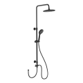 WENKO 25311100 - Dušo komplektas Vandens taupymo sistema 120 cm juodas