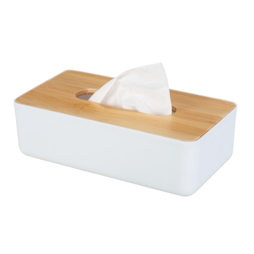 WENKO 25318100 - Kosmetikos dėžutė ROTELLO 24x12,7 cm balta/ruda
