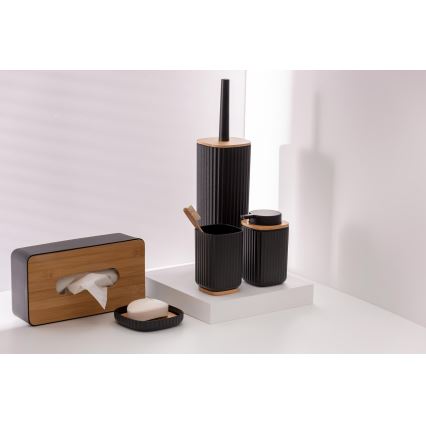 WENKO 25319100 - Kosmetikos dėžutė ROTELLO 24x12,7 cm juoda/ruda