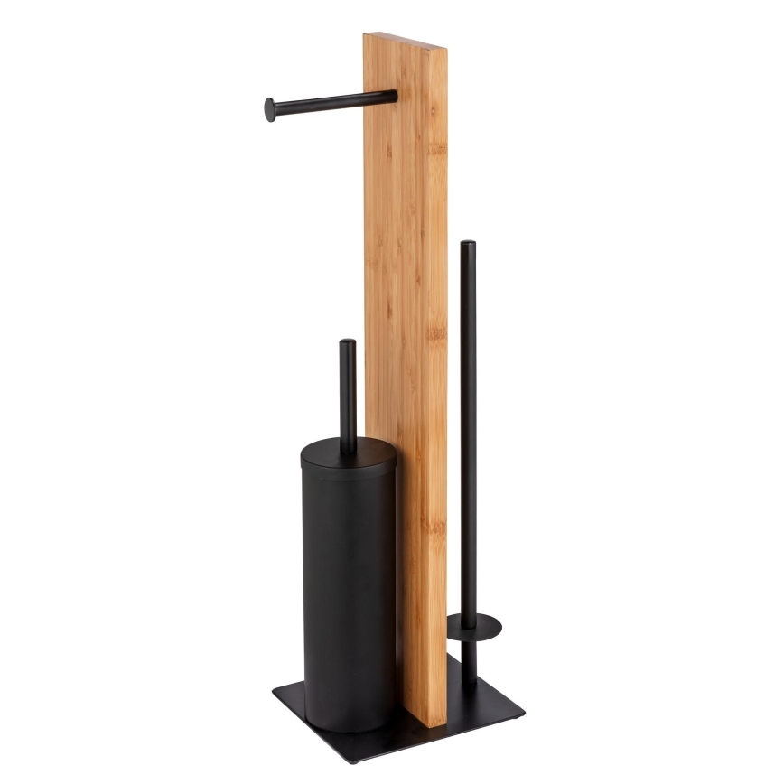 WENKO 25376100 - WC komplektas LESINA 18x69 cm ruda/juoda