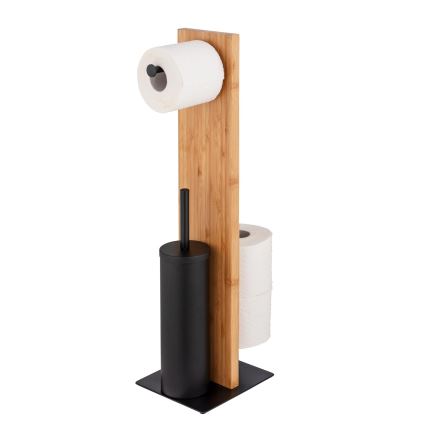 WENKO 25376100 - WC komplektas LESINA 18x69 cm ruda/juoda