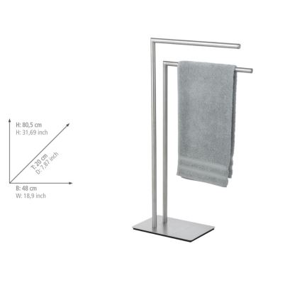 WENKO 25379100 - Rankšluosčių stovas RECCO 48x80,5 cm satininis