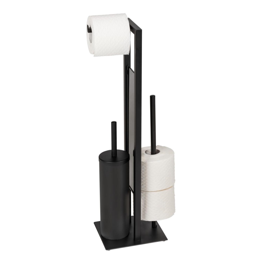 WENKO 25400100 - WC šepetys RIVALTA 18x70 cm juodas