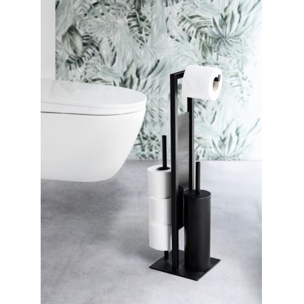 WENKO 25400100 - WC šepetys RIVALTA 18x70 cm juodas