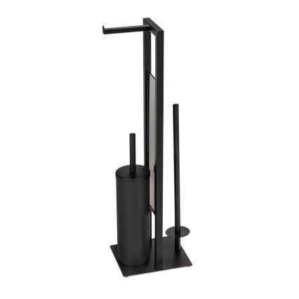 WENKO 25400100 - WC šepetys RIVALTA 18x70 cm juodas