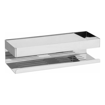 WENKO 25413100-Lentyna TURBO-LOC GENOVA SHINE 30x10,5 cm sidabrinė