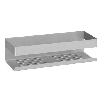 WENKO 25425100-Lentyna TURBO-LOC GENOVA MATINĖ 30x10,5 cm sidabrinė