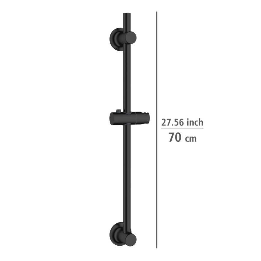 WENKO 25463100 - Dušo strypas LIBERTÀ 70 cm juodas