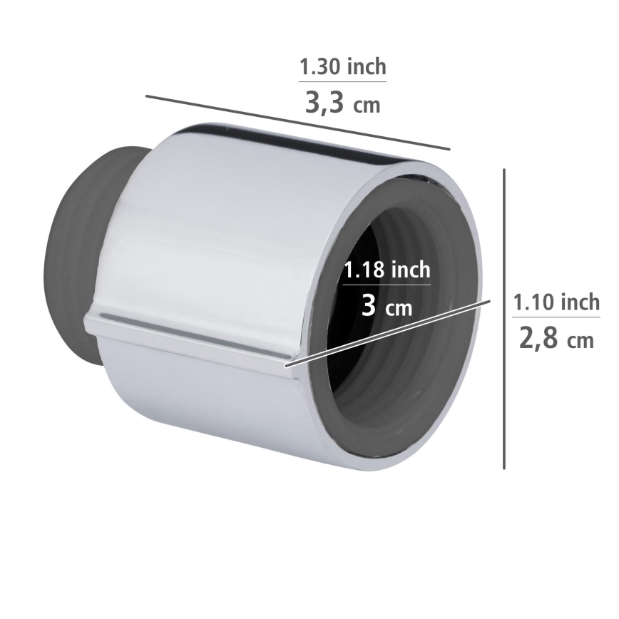WENKO 25480100 – Vandens taupymo sistemos reguliatorius, sidabrinis