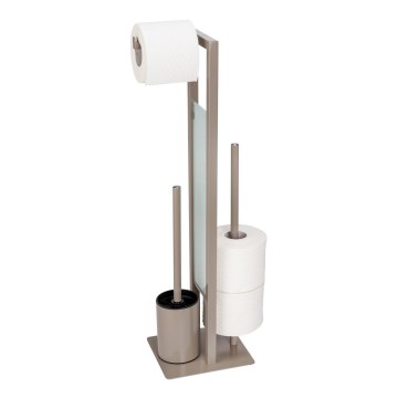 WENKO 25553100 - WC šepetys RIVALTA 18x70 cm smėlio/juoda