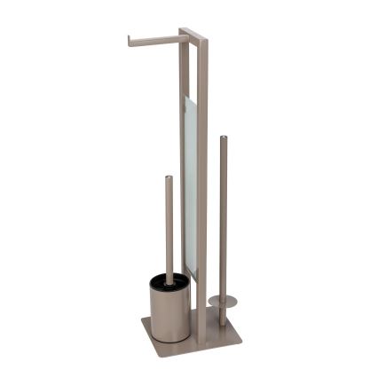WENKO 25553100 - WC šepetys RIVALTA 18x70 cm smėlio/juoda
