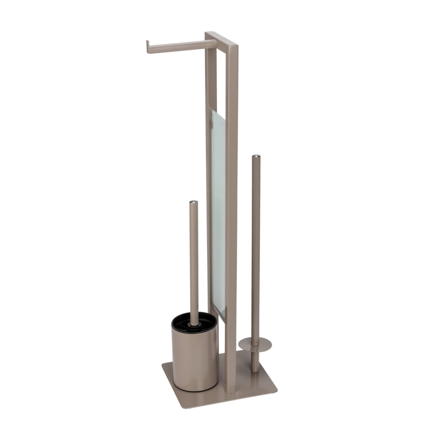 WENKO 25553100 - WC šepetys RIVALTA 18x70 cm smėlio/juoda