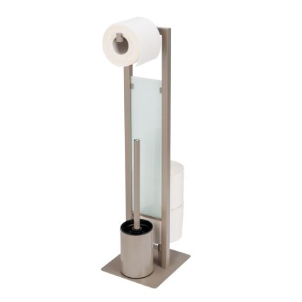 WENKO 25553100 - WC šepetys RIVALTA 18x70 cm smėlio/juoda