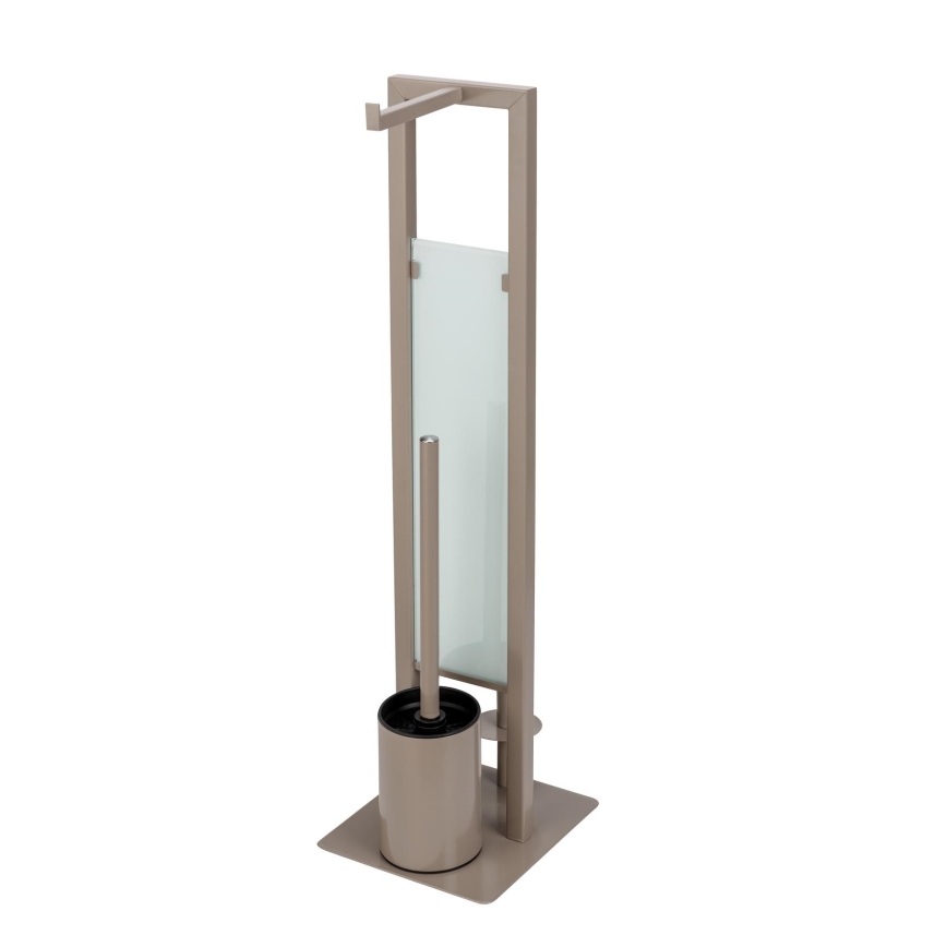 WENKO 25553100 - WC šepetys RIVALTA 18x70 cm smėlio/juoda