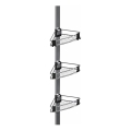 WENKO 25556100-Kampinė lentyna PURIO 35,5x280 cm sidabrinė/pilka