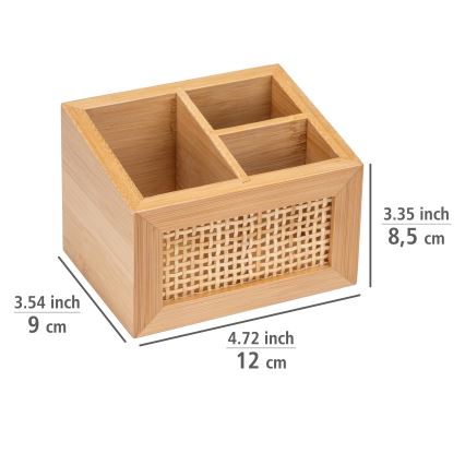 WENKO 25600100 - ALLEGRE organizatorius 12x9 cm, rudas