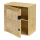 WENKO 25613100 - Spintelė ALLEGRE 30x30 cm ruda