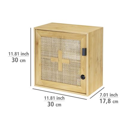 WENKO 25613100 - Spintelė ALLEGRE 30x30 cm ruda