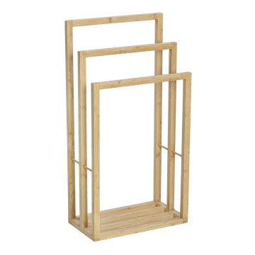 WENKO 25629100 - Rankšluosčių stovas BAMBUSA 42,5x82 cm rudos spalvos