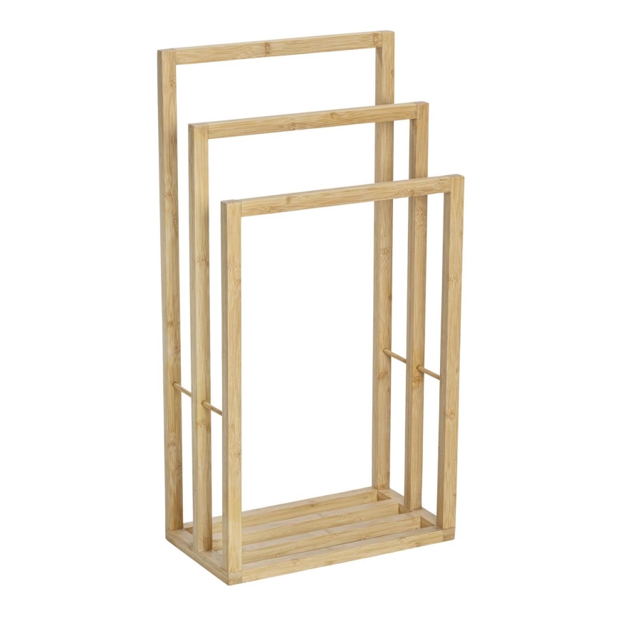 WENKO 25629100 - Rankšluosčių stovas BAMBUSA 42,5x82 cm rudos spalvos