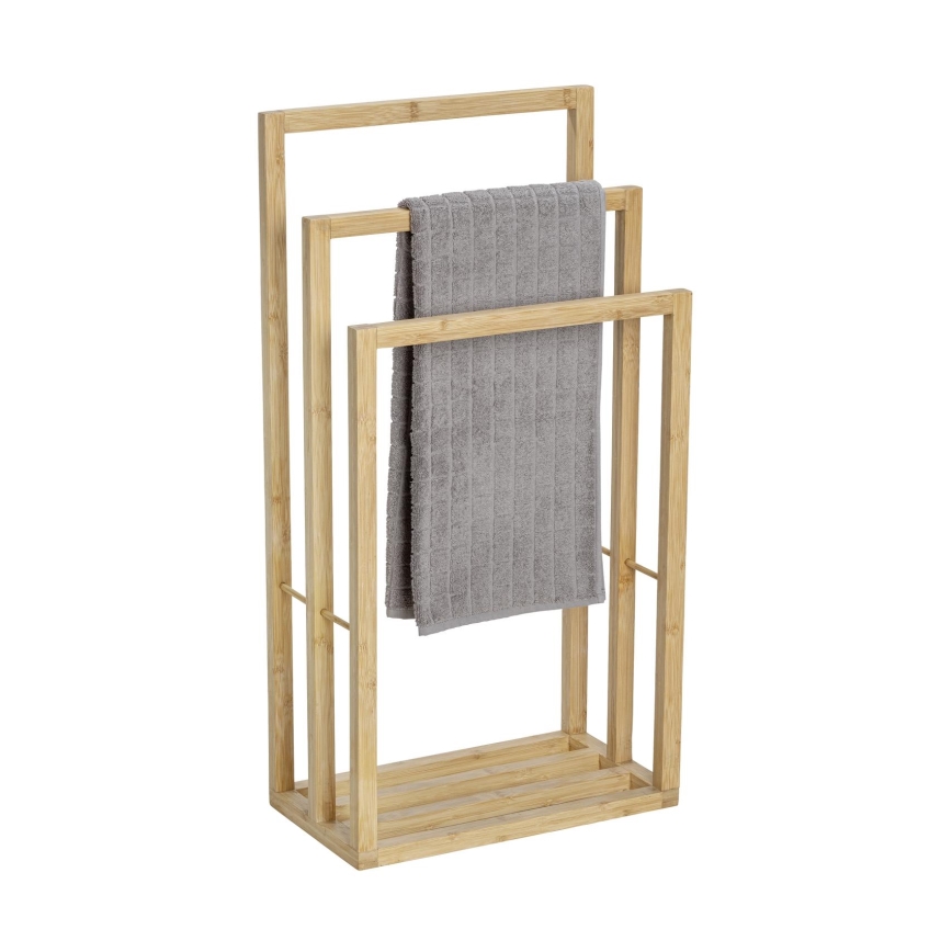 WENKO 25629100 - Rankšluosčių stovas BAMBUSA 42,5x82 cm rudos spalvos