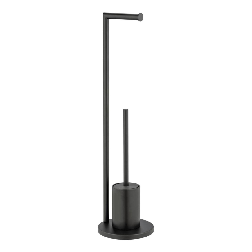 WENKO 25675100 - WC rinkinys FERLA 18x69,5 cm juodas