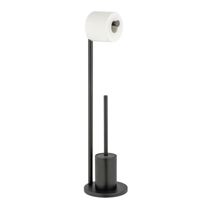 WENKO 25675100 - WC rinkinys FERLA 18x69,5 cm juodas
