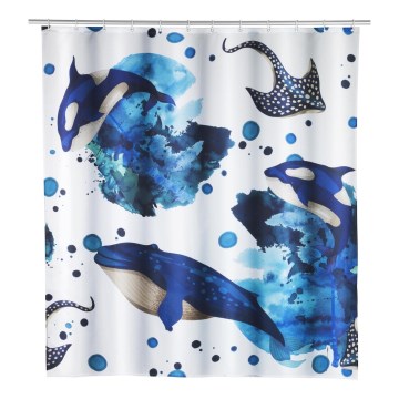 WENKO 25749100 - Dušo užuolaida AQUARIS 180x200 cm įvairiaspalvė