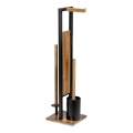 WENKO 25784100 - WC rinkinys RIVALTA 18x70 cm ruda/juoda