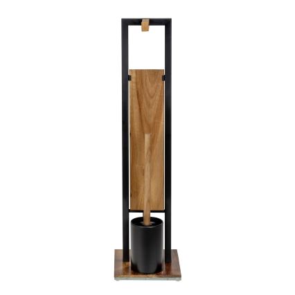 WENKO 25784100 - WC rinkinys RIVALTA 18x70 cm ruda/juoda