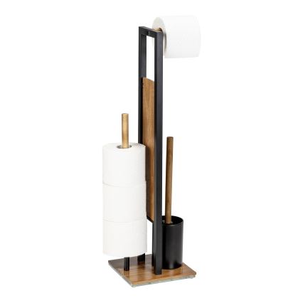 WENKO 25784100 - WC rinkinys RIVALTA 18x70 cm ruda/juoda