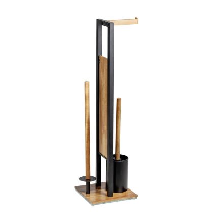 WENKO 25784100 - WC rinkinys RIVALTA 18x70 cm ruda/juoda