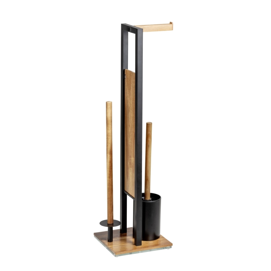 WENKO 25784100 - WC rinkinys RIVALTA 18x70 cm ruda/juoda