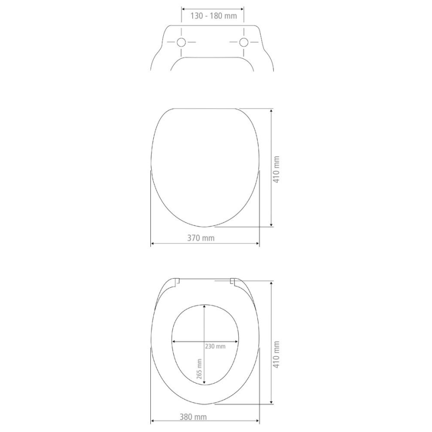 WENKO 25792100 - WC sėdynė PRIMA 37x41 cm geltona/sidabrinė
