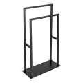 WENKO 26056100 - Rankšluosčių stovas RIVALTA 46x80 cm nerūdijančio plieno/juodas