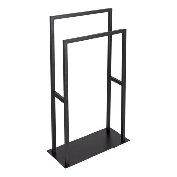 WENKO 26056100 - Rankšluosčių stovas RIVALTA 46x80 cm nerūdijančio plieno/juodas