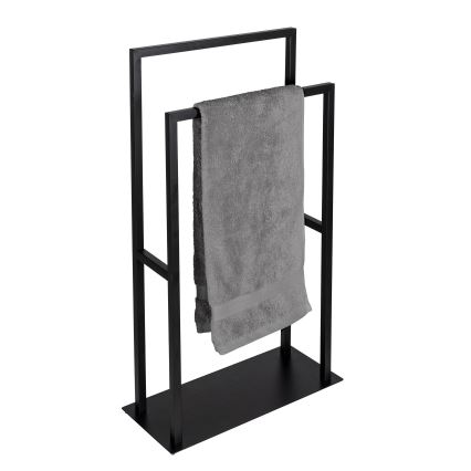 WENKO 26056100 - Rankšluosčių stovas RIVALTA 46x80 cm nerūdijančio plieno/juodas